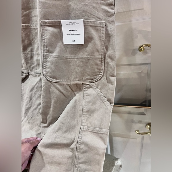 H&M Overalls Tan M - Picture 3 of 6